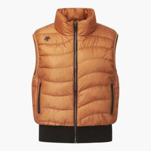 데상트골프베스트 VQA DQ31WFDV91-CMLG 여성 스윙 튜브다운 베스트 / Camel
