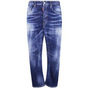 디스퀘어드2 스트레이트 팬츠 S71LB1704S30664 470 NAVY BLUE