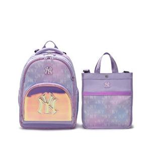 MLB키즈백팩 JQT 7FBKM015N-50LDL 오로라 모노그램 책가방 세트 뉴욕양키스