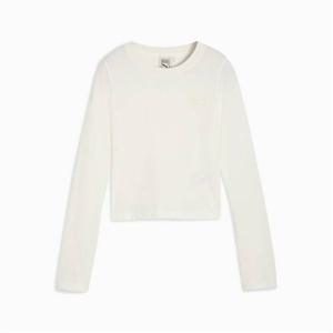 푸마 X 로제 슬림 니트 긴팔 티셔츠 ROS Longsleeve Tee 633805-77 280882