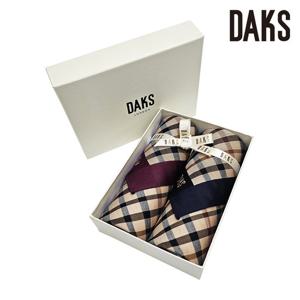 [닥스] 기본체크 손수건 2매세트 2번