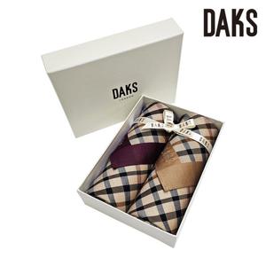 [닥스] 기본체크 손수건 2매세트 3번