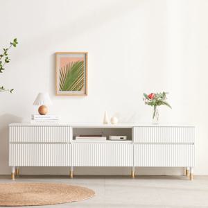 서광퍼니처 니콜 1800 템바보드 오픈서랍형 거실장 티비다이 ea