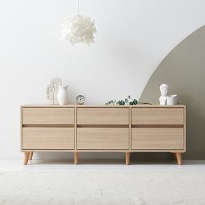 장인가구 로이 사이드보드 거실장 1500 6서랍