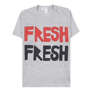 [꼼데가르송] 코튼 반팔 티셔츠 FKT006 GREY