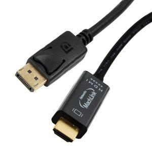 마하링크 디스플레이포트 to HDMI 고급형 Active 케이블 V1.2 3M ML-DP2H3M