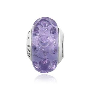 판도라 참 798875C00 웨이비 라벤더 글라스 무라노 참