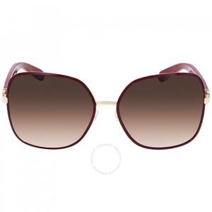 살바토레 페라가모 보르도 그라디언트 스퀘어 여성용 선글라스 SF150S 728 59