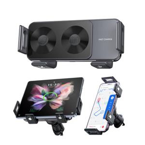 라온 RCC-S20A 듀얼 코일 15W Z폴드 플립 아이폰 와이드 차량용