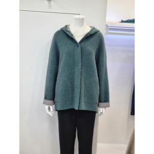 벨리시앙 세이브존04 라쿤 울 후드 니트 가디건 KT3402
