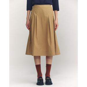 헤지스 여성 24FW 클리어런스 베이지 플레어 스커트 HSSK4C703I2