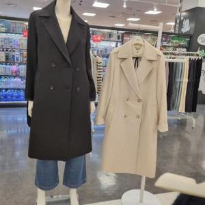 라티움 HC34 봄,가을 자켓형더블 롱코트 T2513Ct01