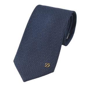 [에스티듀퐁(셔츠)]네이비 톤앤톤 솔리드 넥타이 TE5SM61KA014TNY