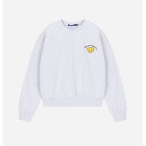 [클라이드]여성 2컬러 하트 라운드 맨투맨 티셔츠 (FPATS621F)