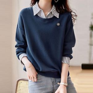 [베나프]더스트 셔츠 레이어드 맨투맨_BJ1LT005