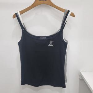 [지프]BEAR자수 골지 나시티셔츠 JQ2TSF632_JK