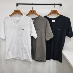 [지프]브이넥 반팔티셔츠 JQ2TSU402_JK