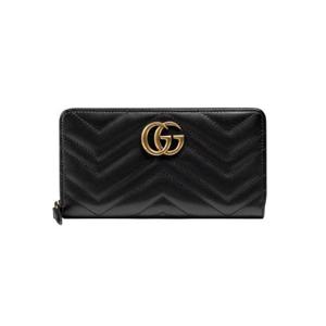 구찌 GG 마몽 마틀라세 집 어라운드 장지갑 443123-DTD1T-1000