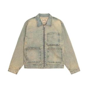 스투시 데님 집 워크 자켓 비치 워시 115682