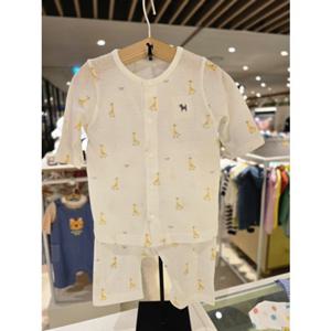 [블루독베이비] 25 SS(WH)리리7부내의(4517005424)출산 백일 돌 신생아 임신 선물 간절기 조카 여름 (45170