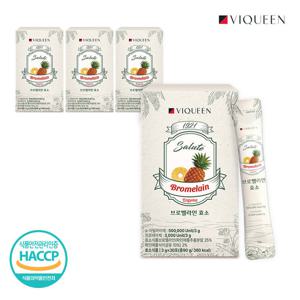 바이퀸 1921살루트 브로멜라인 효소 파인애플 효소 3g x 30포 (4박스)