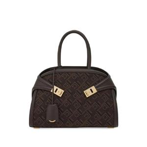 25 FW 페라가모 스몰 허그 자카드 핸드백 777527 TP432361601