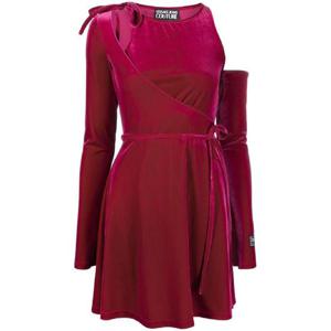 25 FW 베르사체진스꾸뛰르 컷아웃 벨벳 드레스 73HAO911J0008 TP432204888