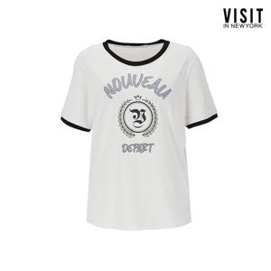 [비지트인뉴욕]컬러배색티셔츠VB4ST70