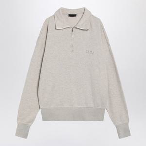 프라다 내추럴 컬러드 코튼 집업 폴로 UJL39COOO17IP F0018