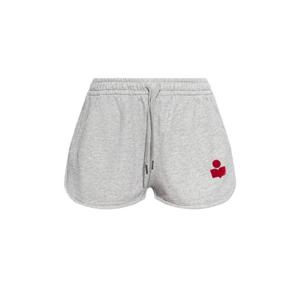 Isabel 마랑 에뚜왈 드로스트링 로고 패치 쇼츠 SH0022FAA1M07E GREYRED TP934579598