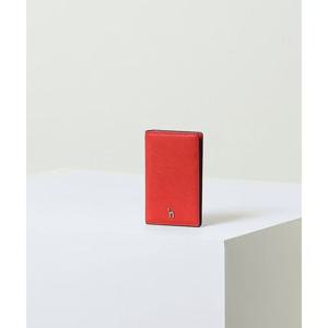 [헤지스ACC] 레드 퍼피로고 플랫 카드지갑 HIHO5F134R2