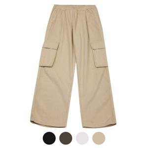 [파파브로]편안한 와이드핏 밴딩 카고 팬츠 SQ-PTA-5001