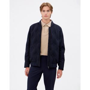 헤지스 골프 남성 24FW 스테디셀러퀼팅 레터 패치 다운 점퍼 (NAVY) WPJU4D752N3