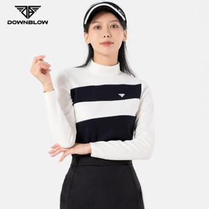 다운블로우DBFWLB2200WFW여자골프반폴라티숙 여자티셔츠 여자상의 썅성 정장 쿨링 칼라 여성 twinny 긴팔티숙 지포어 여성상의 카라 스커트 긴팔티셔츠 카라티 겨울