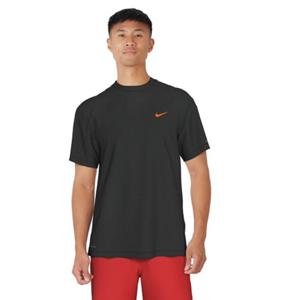 나이키스윔 NESSF522-001 남성 나이키 세일보트 숏 슬리브 하이드로가드 블랙 - 남성 래쉬가드
