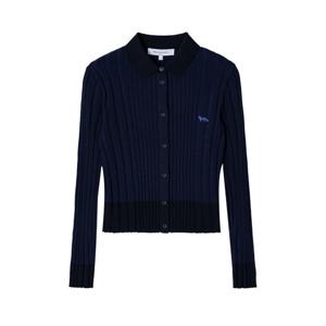 메종키츠네 OW00504KT1121 P476 베이비 폭스 패치 리브 여성 가디건