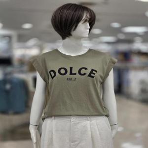 ab.f.z 세이브존09 레터링 캡소매 면티셔츠 afhz3k35h