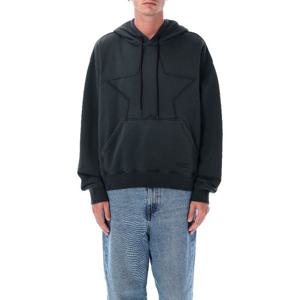 MM6메종마르지엘라 스타 패턴 블랙 후드티 SH2GU0022M25024 899