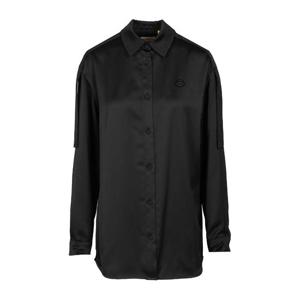 몽클레어 로고 패치 버튼업 셔츠 K2403 2F00002M6521 999