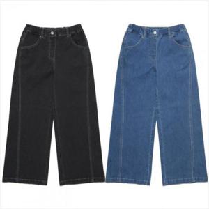 내셔널지오그래픽키즈 GD (K253GPT020) 여아 와이드핏 데님 팬츠 청바지