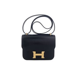 [엘러브] 새상품 에르메스 복스 콘스탄스TPM 블랙 금장 B각인 5HB0448