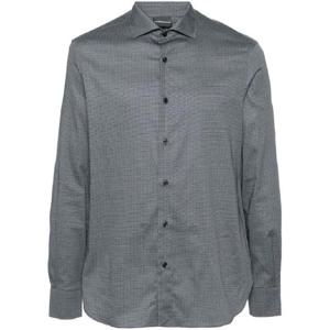 25 FW 엠포리오아르마니 기하학 프린트 포플린 셔츠 6D1C861K6BZ TP432218919