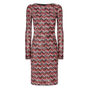 미소니 미디 원피스 DS25WG2DBR012P RED BLACK S4175