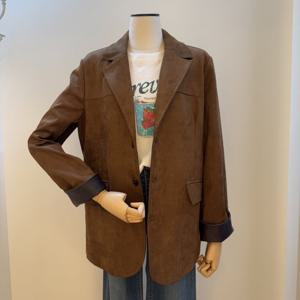 [숲]쓰리버튼 스웨이드 자켓 SB9LE82