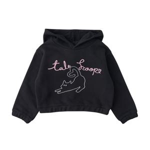 [리틀그라운드](BK)테일스쿱-러브캣자수후드티(75C14-335-01)