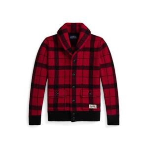 폴로 키즈 남아 2-7세 플래드 울 숄 칼라 카디건(CWPOSWEB6820662600)