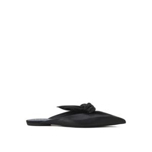 25 FW 랑방 매듭 포인티드 토 플랫 뮬 FWSHGA0ANAPAH25 TP443778125