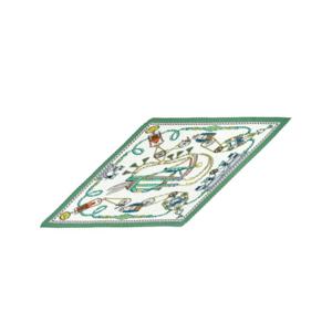 루이까또즈 베르니플리츠 주름 스카프 그린 2EPW968GR