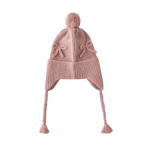 블루독스튜디오 [룰라비](PK)폼폼리본모자 (75C1280202)FW25겨울상품 여아귀달이모자