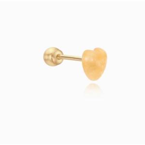 [로이드] 주문제작 오렌지오닉스 하트 피어싱 LPTN3019T